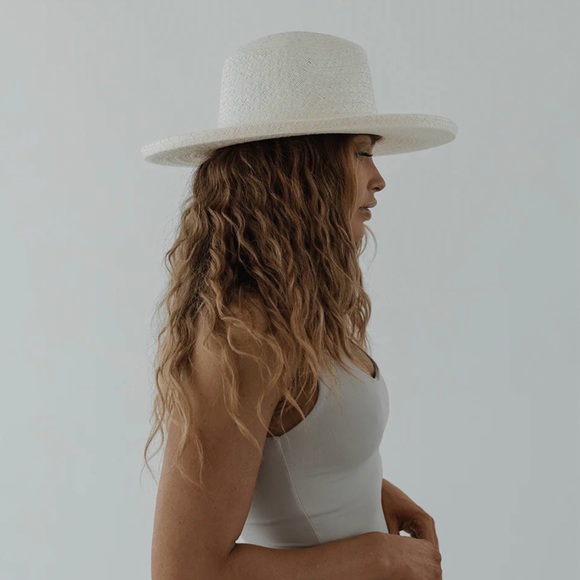 Gigi Pip Cara Loren straw hat, New - Picture 3 of 3